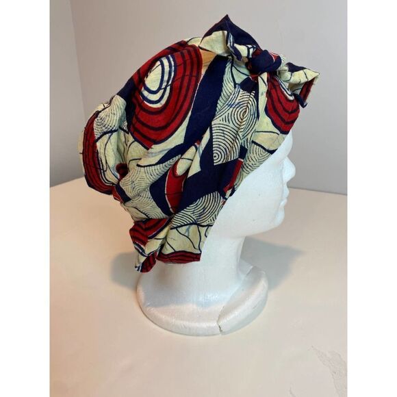Headwrap Bonnet Turban African Printed Colorful - Picture 6 of 9
